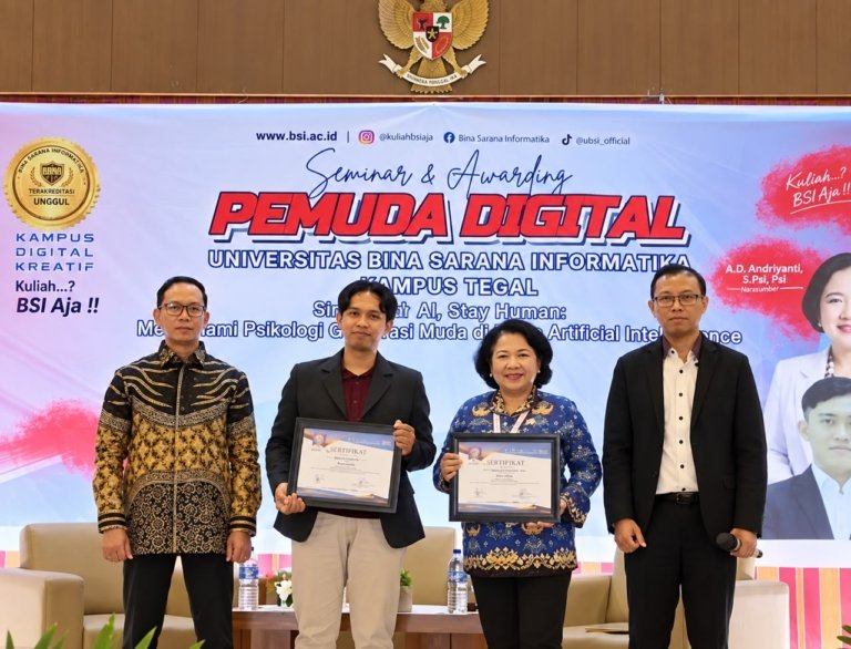 UBSI Gelar Seminar dan Awarding Pemuda Digital di Slawi